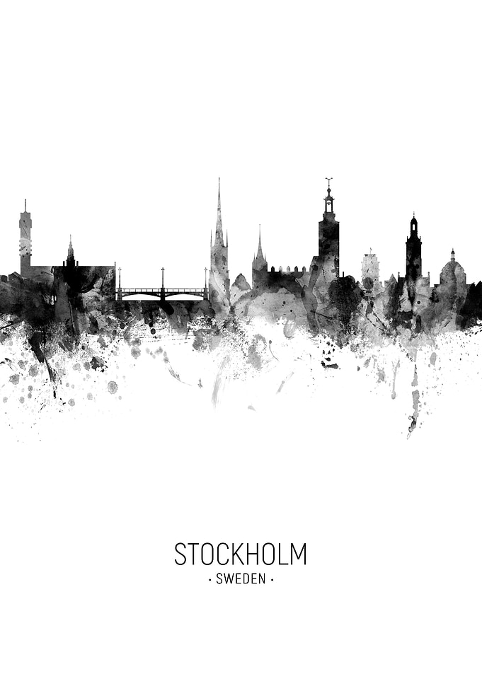 Stockholm Sweden Skyline