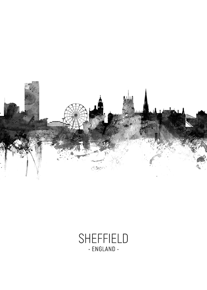 Sheffield England Skyline
