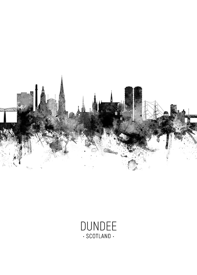 Dundee Scotland Skyline