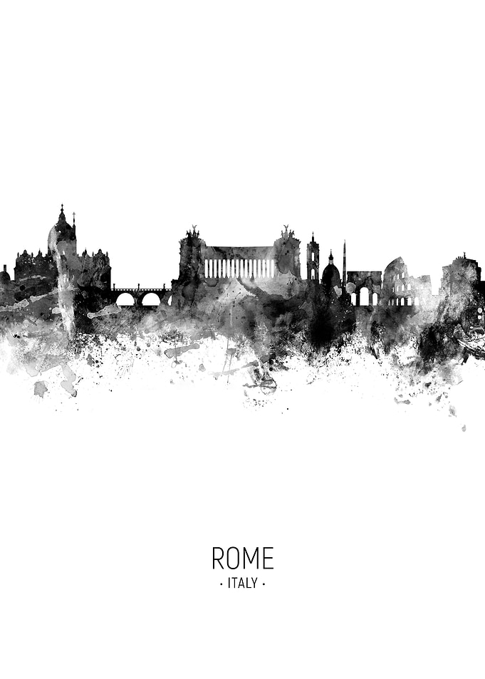 Rome Italy Skyline