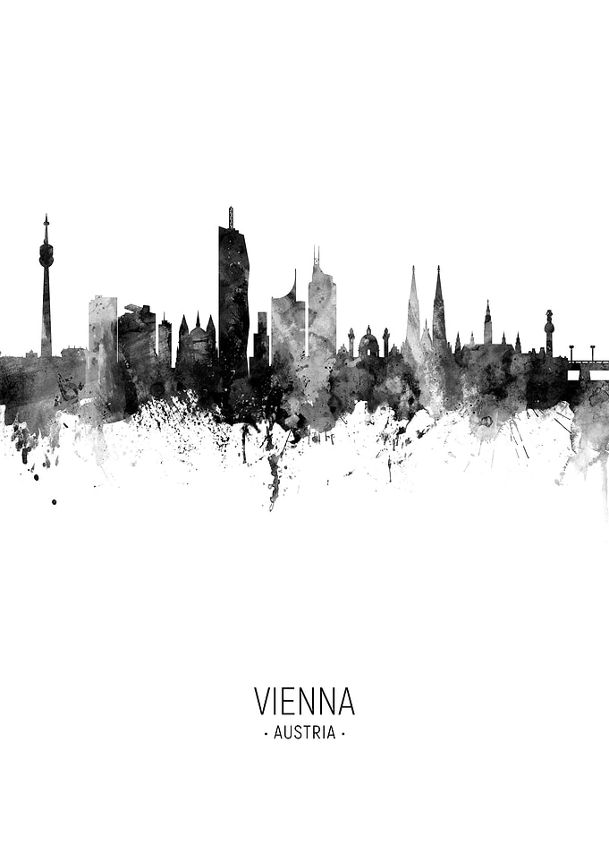 Vienna Austria Skyline