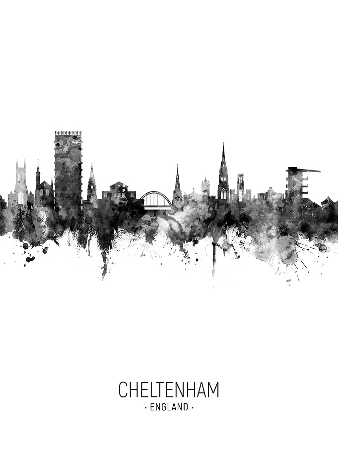Cheltenham England Skyline