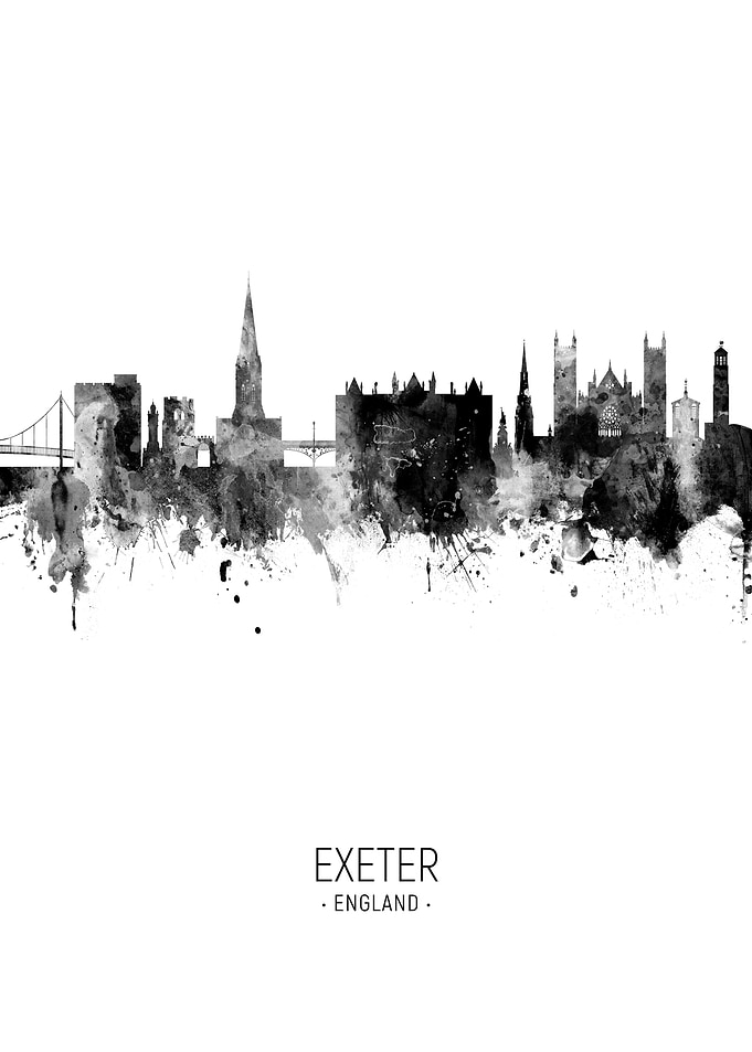 Exeter England Skyline