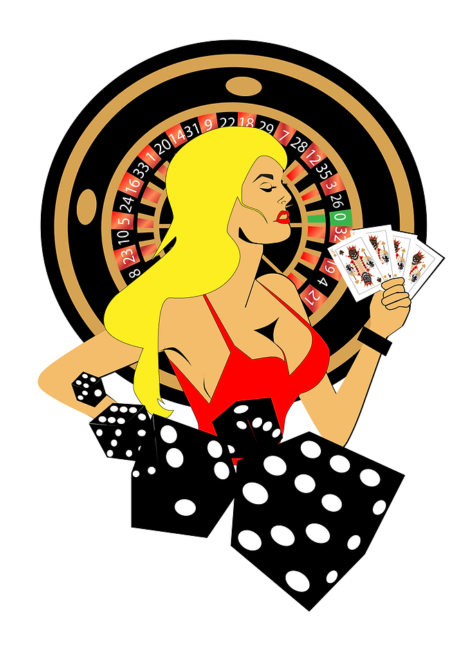 Casino poster blonde girl