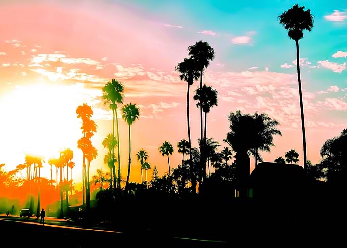 beach sunset