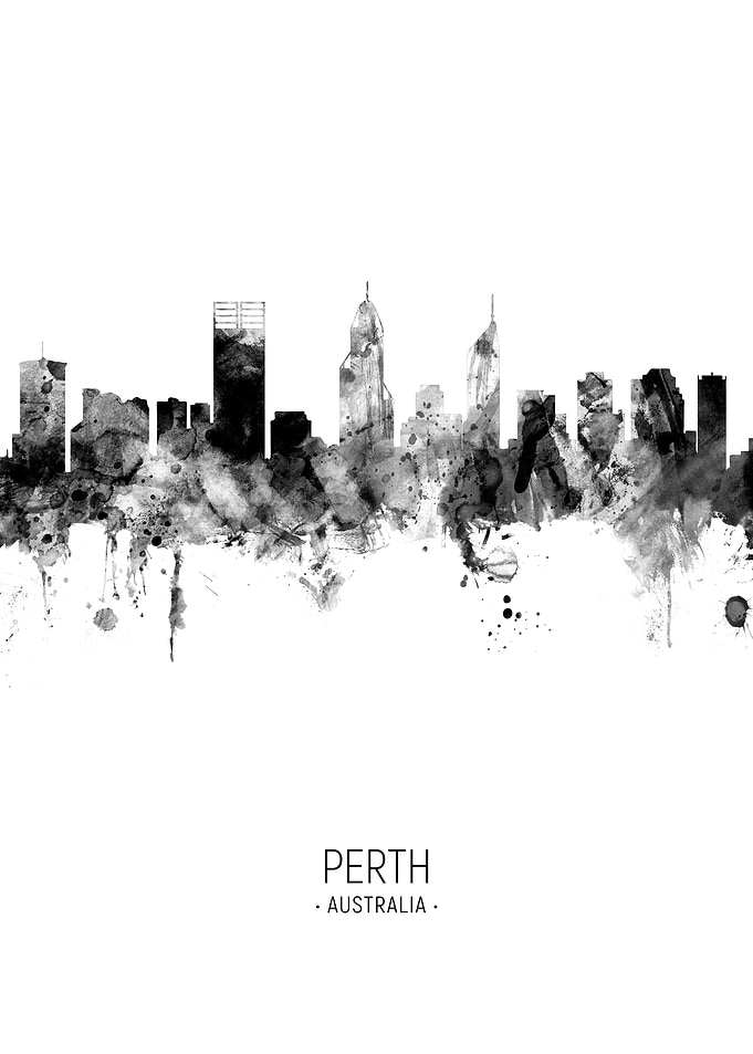 Perth Australia Skyline