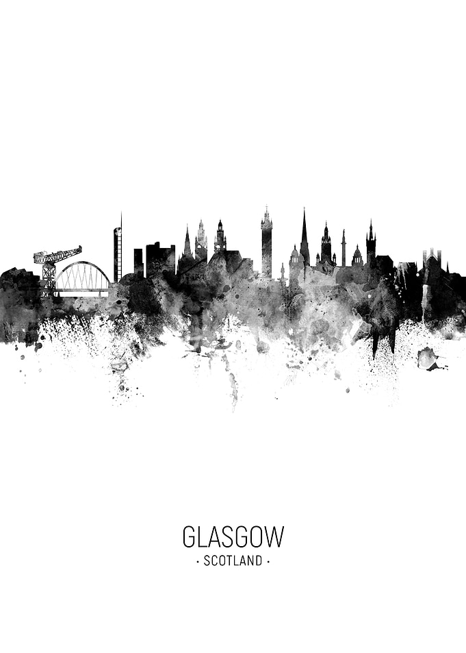 Glasgow Scotland Skyline