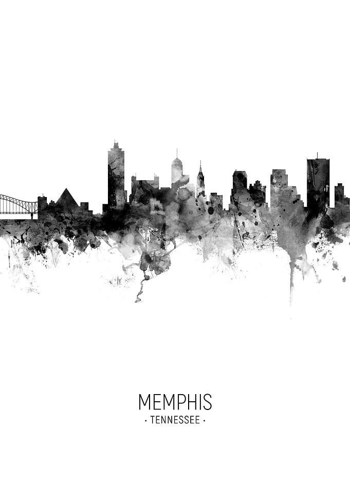 Memphis Tennessee Skyline