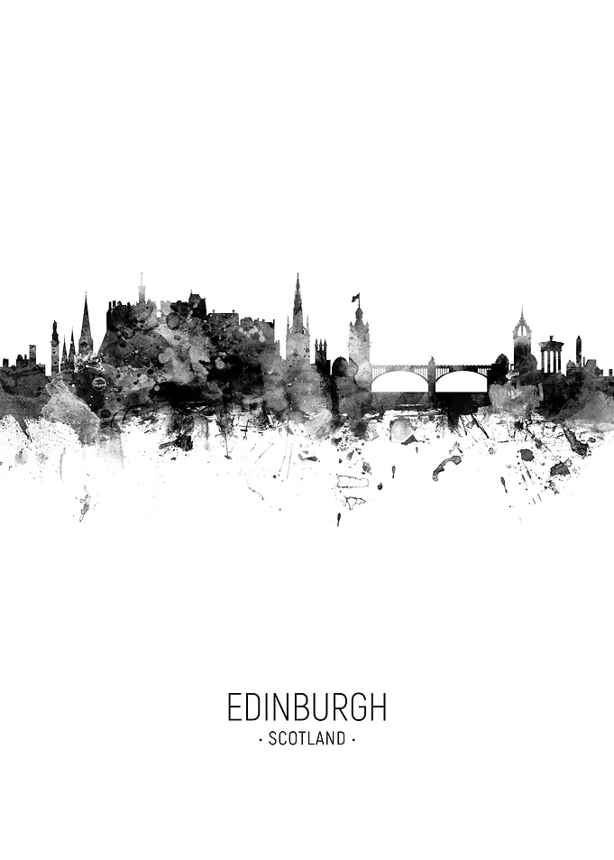 Edinburgh Scotland Skyline