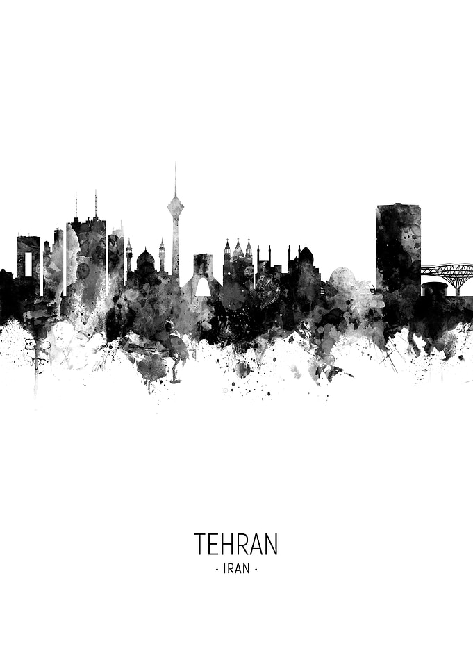Tehran Iran Skyline