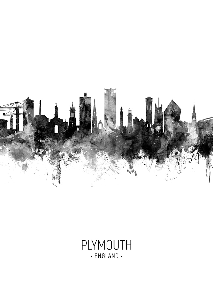 Plymouth England Skyline