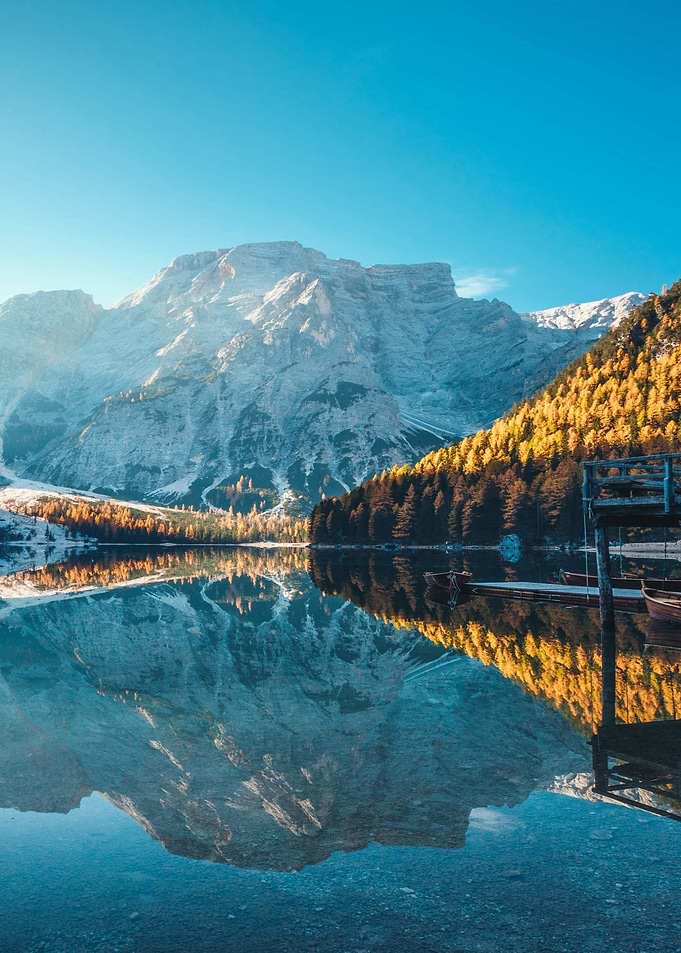 Snowy mountains