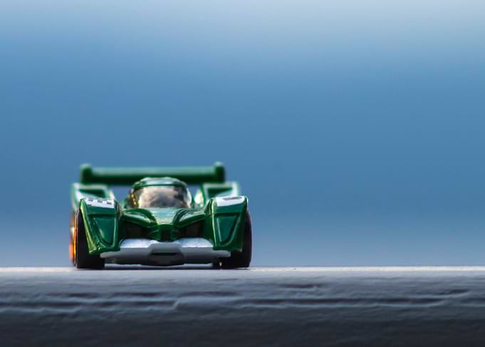 Toy race car