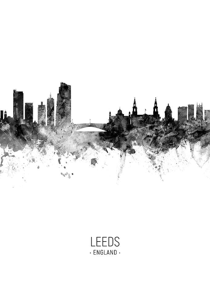 Leeds England Skyline