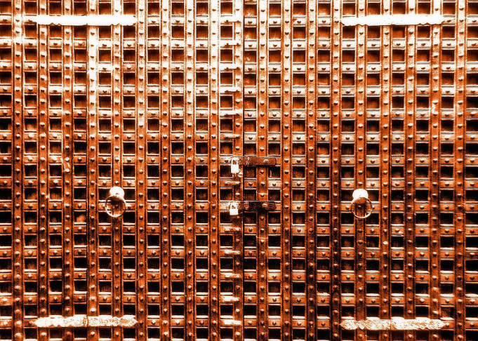 Wood doors pattern
