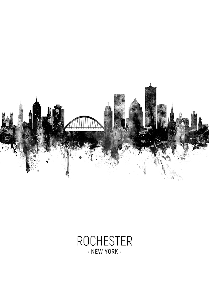 Rochester New York Skyline