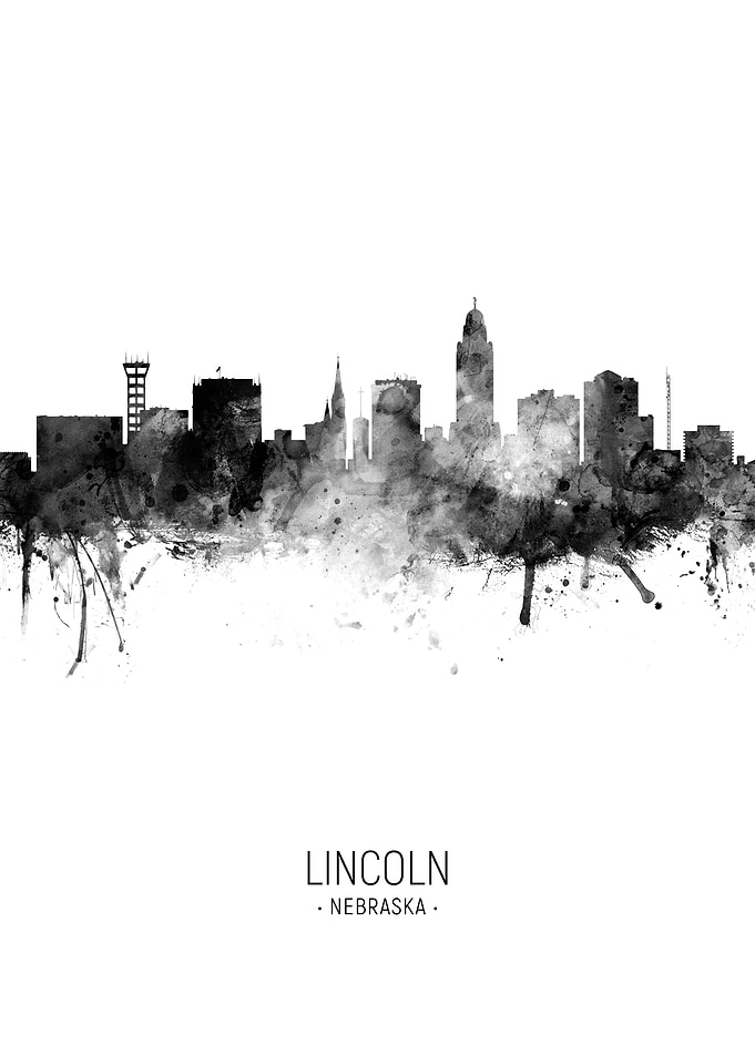 Lincoln Nebraska Skyline