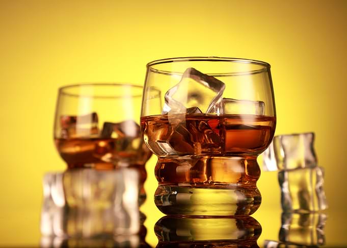 Chilled Alcohol Glass