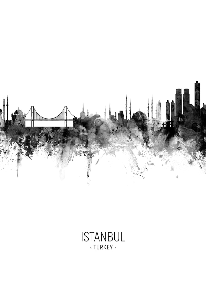 Istanbul Turkey Skyline