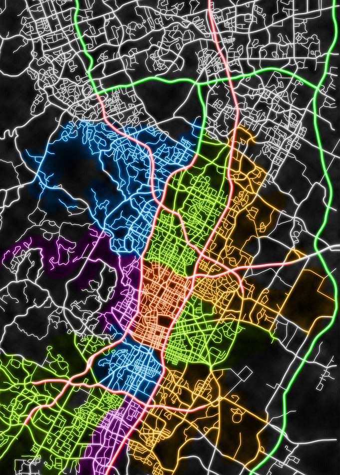 Austin Texas City Map