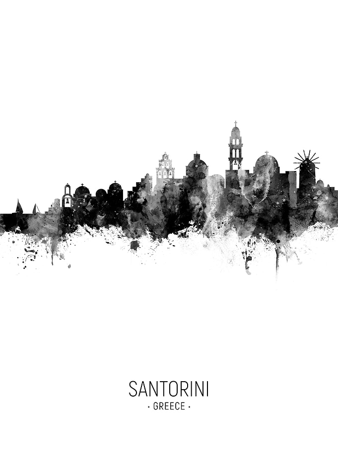 Santorini Greece Skyline