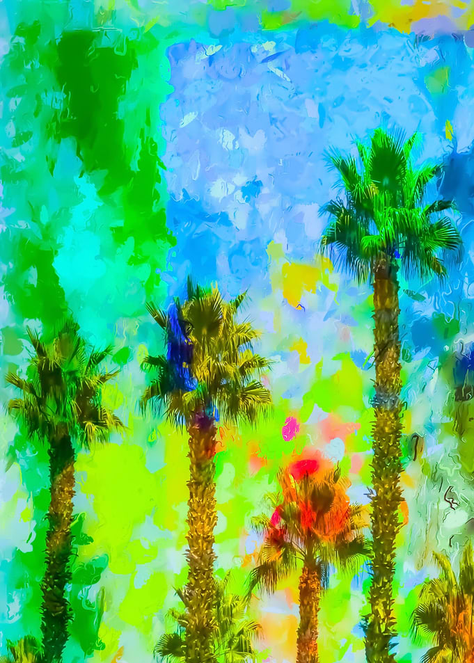 green palm tree