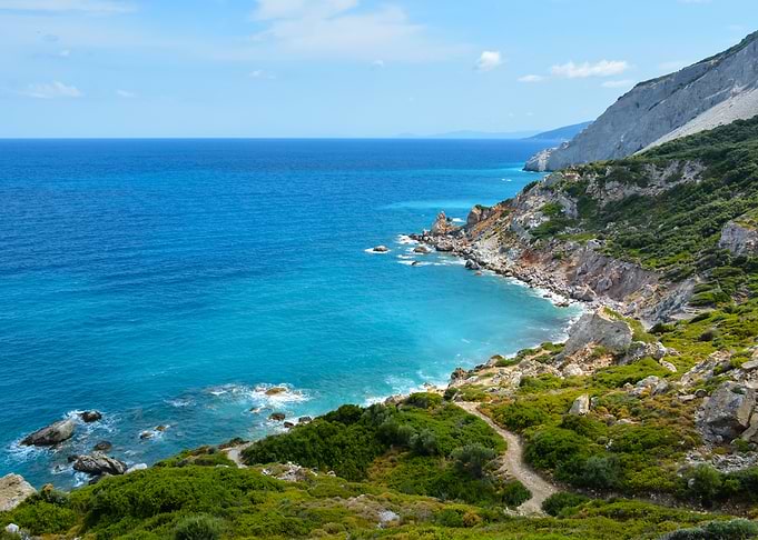 Skiathos Rocky Coast Beach