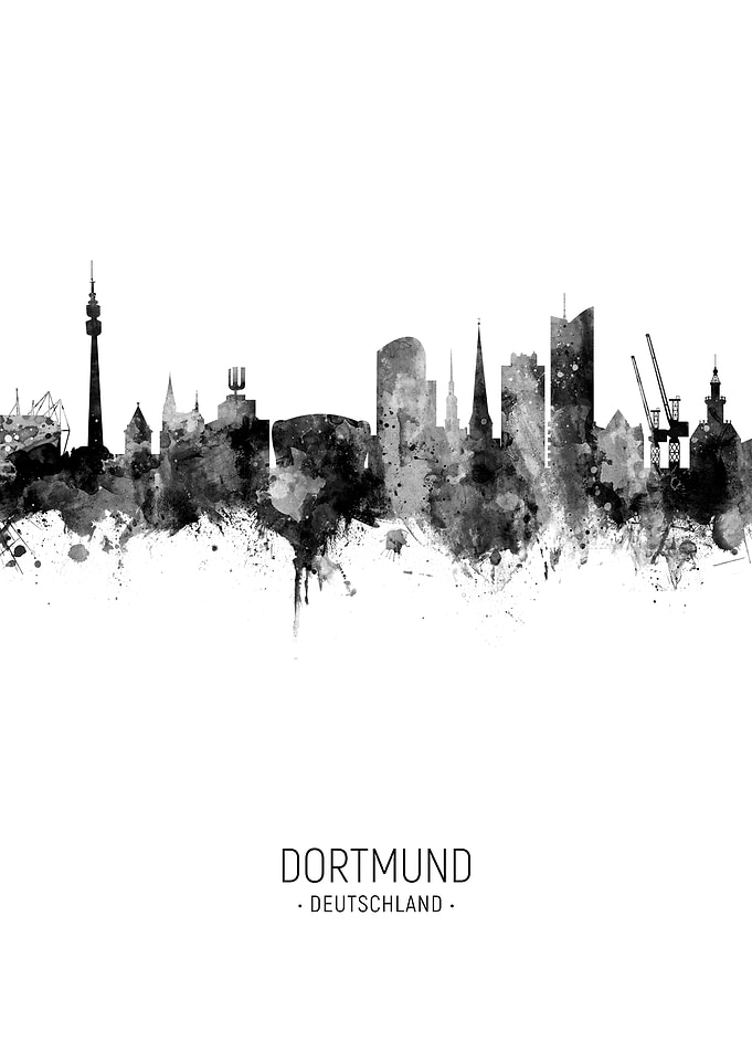 Dortmund Germany Skyline