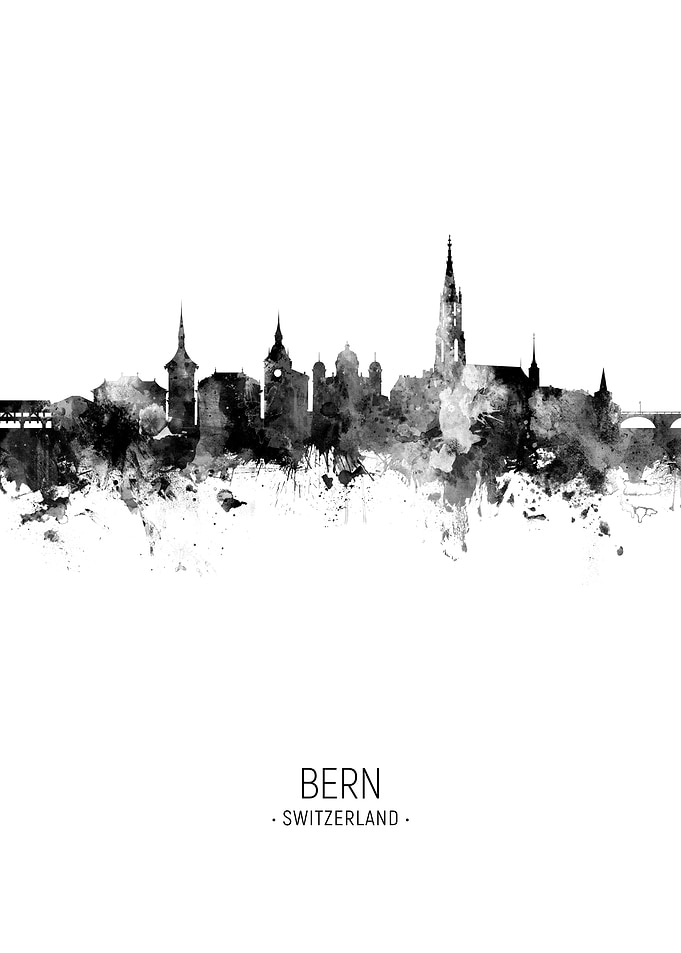 Bern Switzerland Skyline