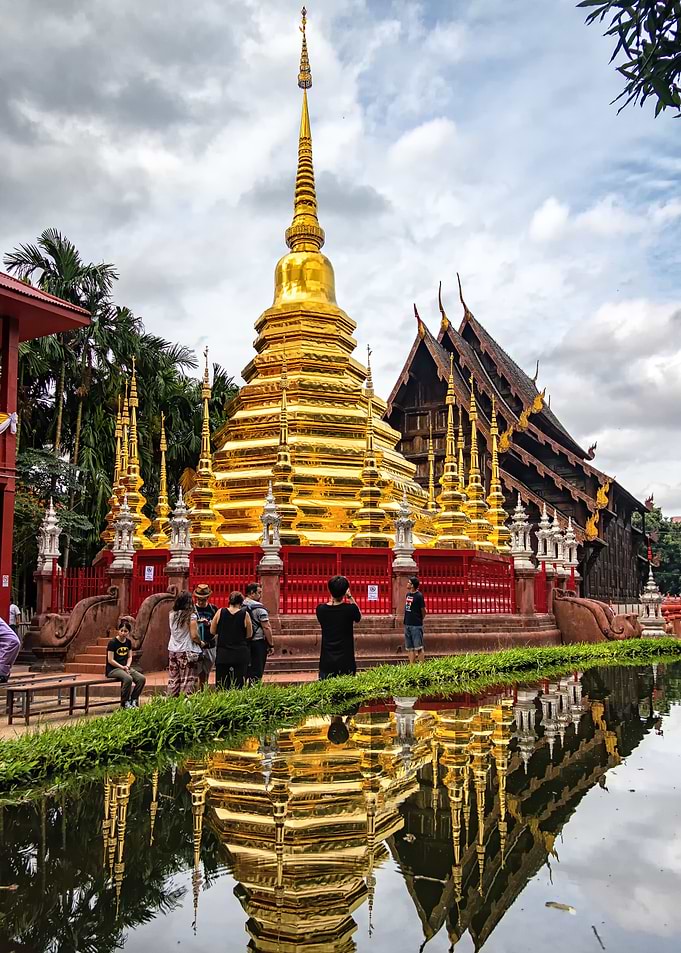 Temple reflection