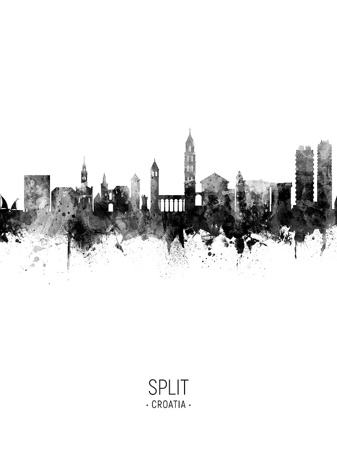 Split Croatia Skyline