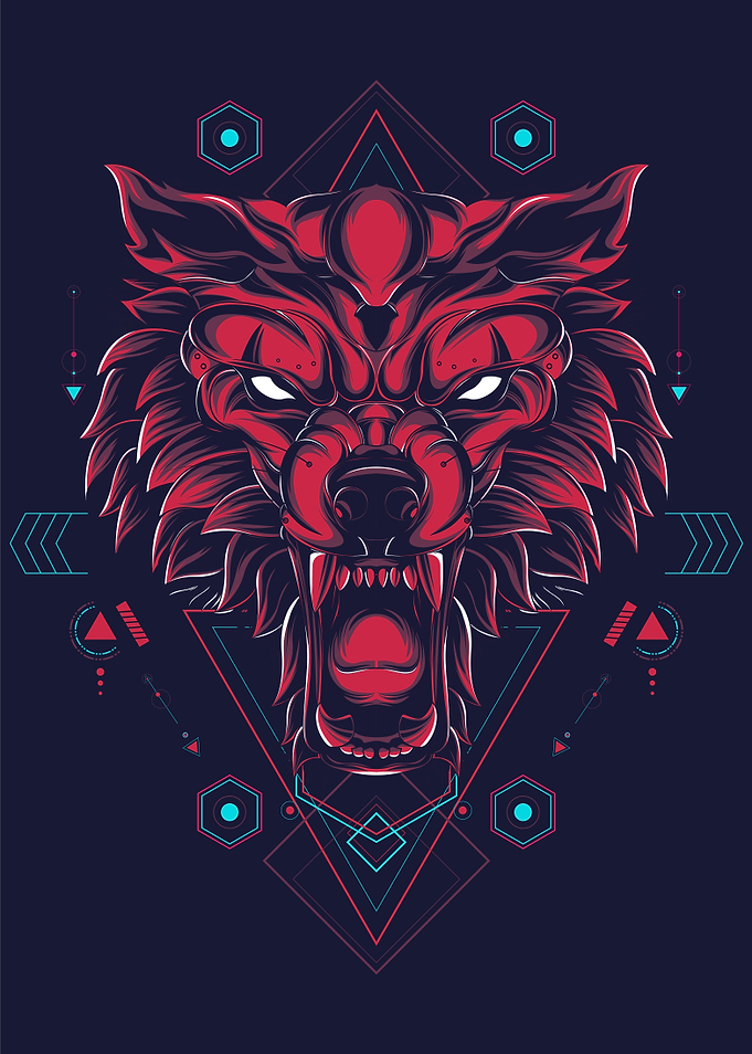 Red Wolf sacred geometry