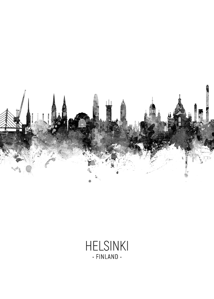 Helsinki Finland Skyline