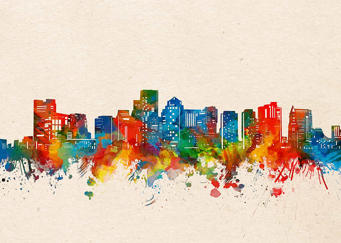 Boston watercolor