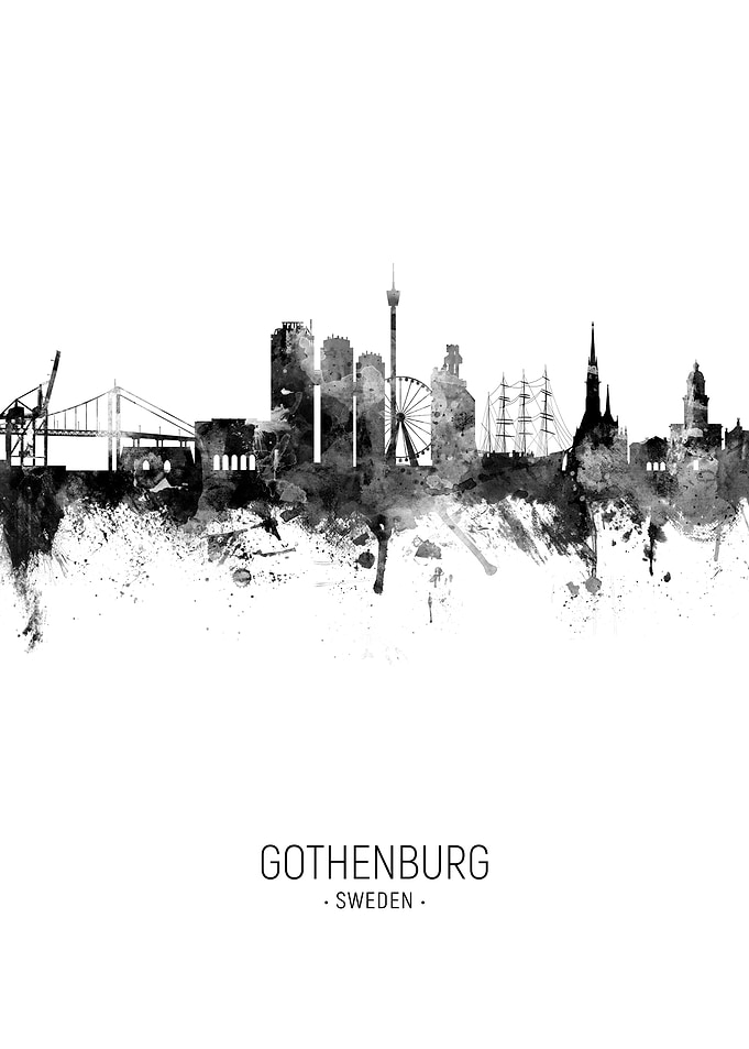 Gothenburg Sweden Skyline
