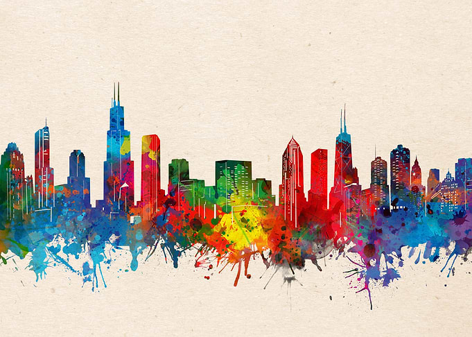 Chicago watercolor