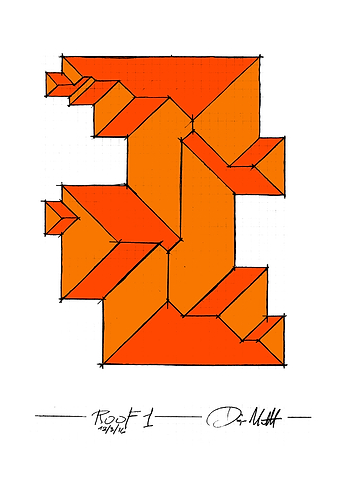 Geometric Art Roof 1