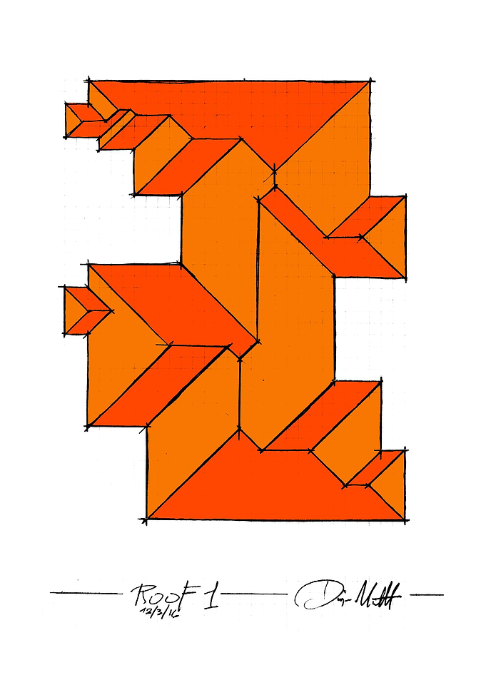 Geometric Art Roof 1