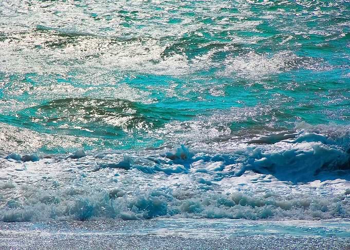 blue ocean wave
