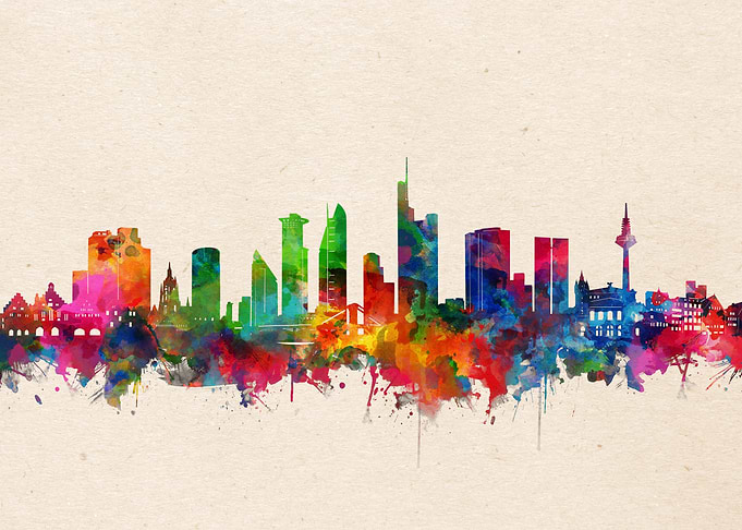 Frankfurt watercolor