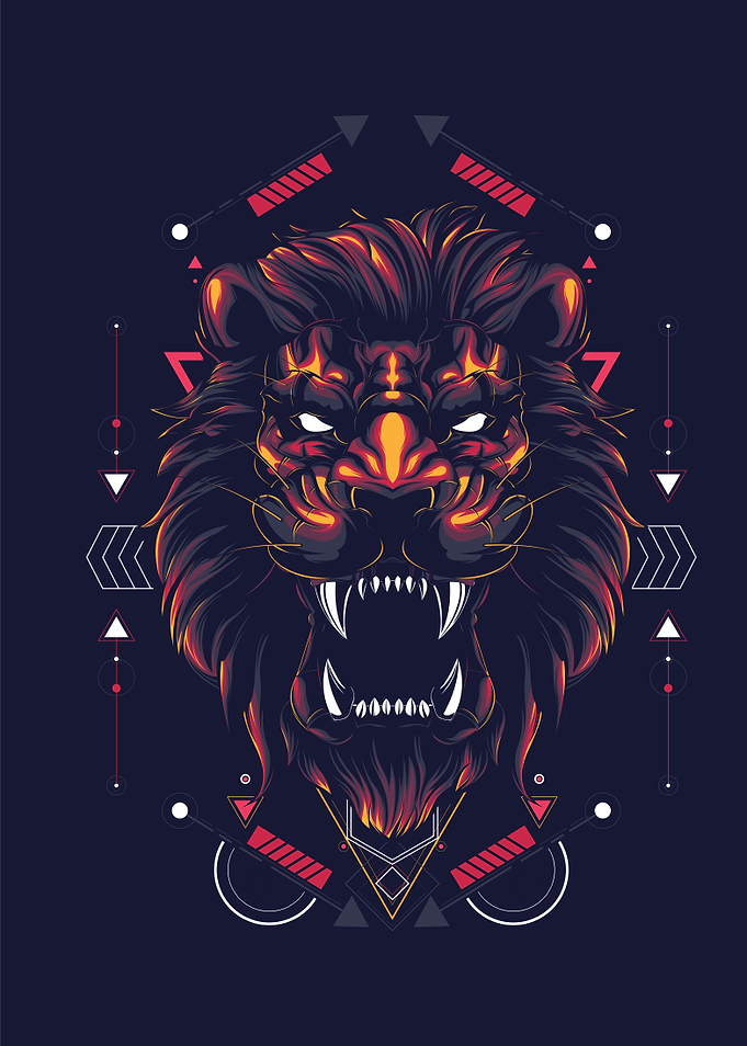 Lion sacred geometry