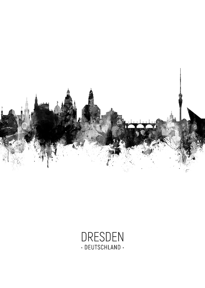 Dresden Germany Skyline