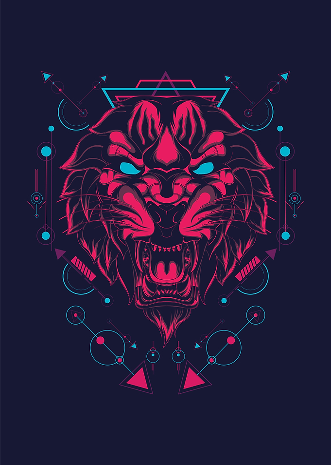 Red Tiger sacred geometry