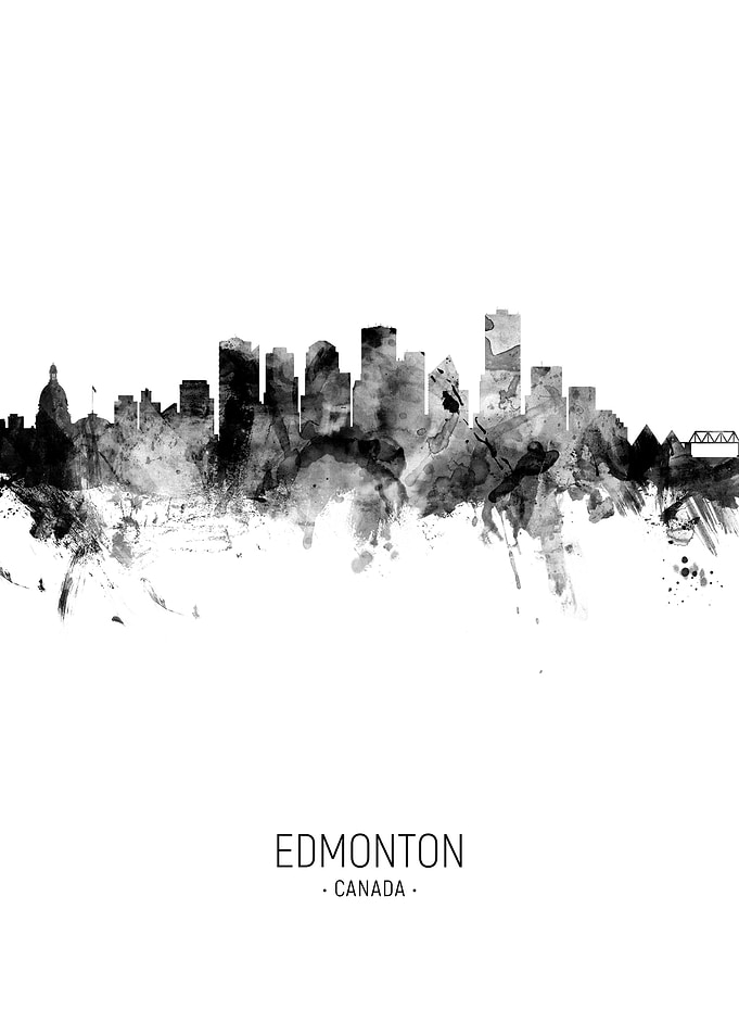 Edmonton Canada Skyline