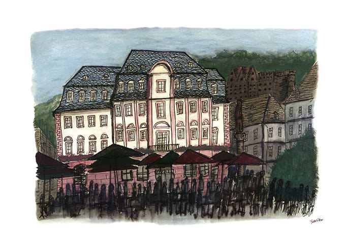 Crowd in Heidelberg