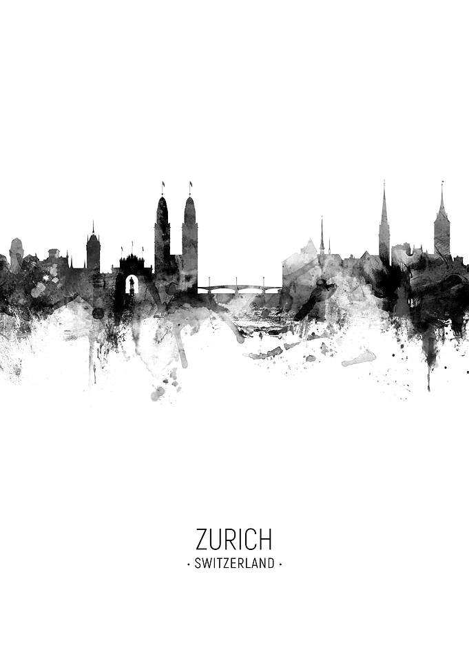Zurich Switzerland Skyline