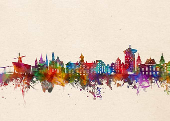Amsterdam watercolor