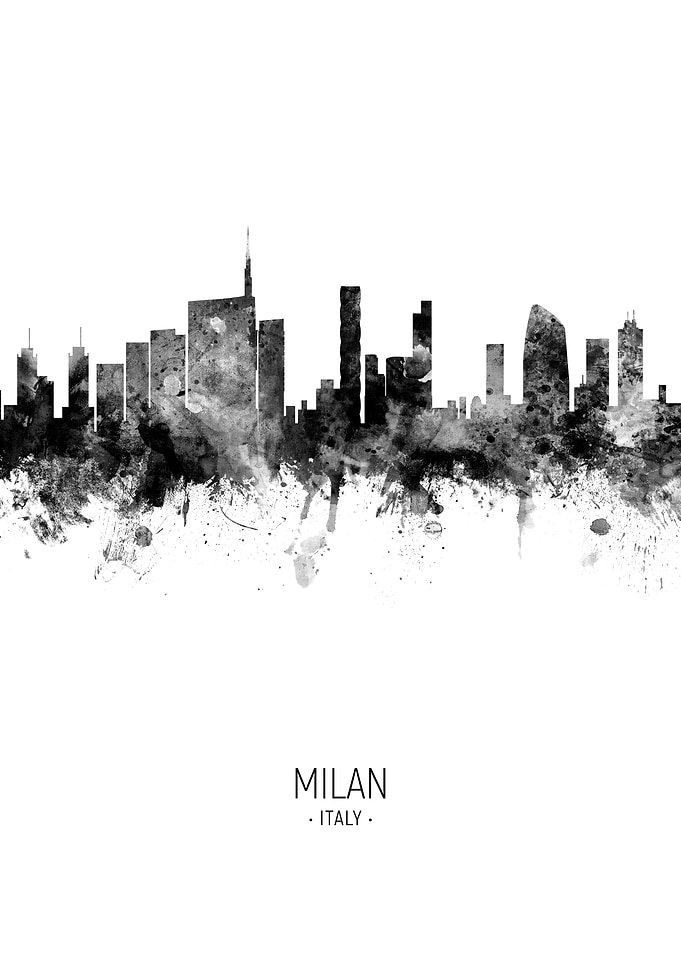 Milan Italy Skyline