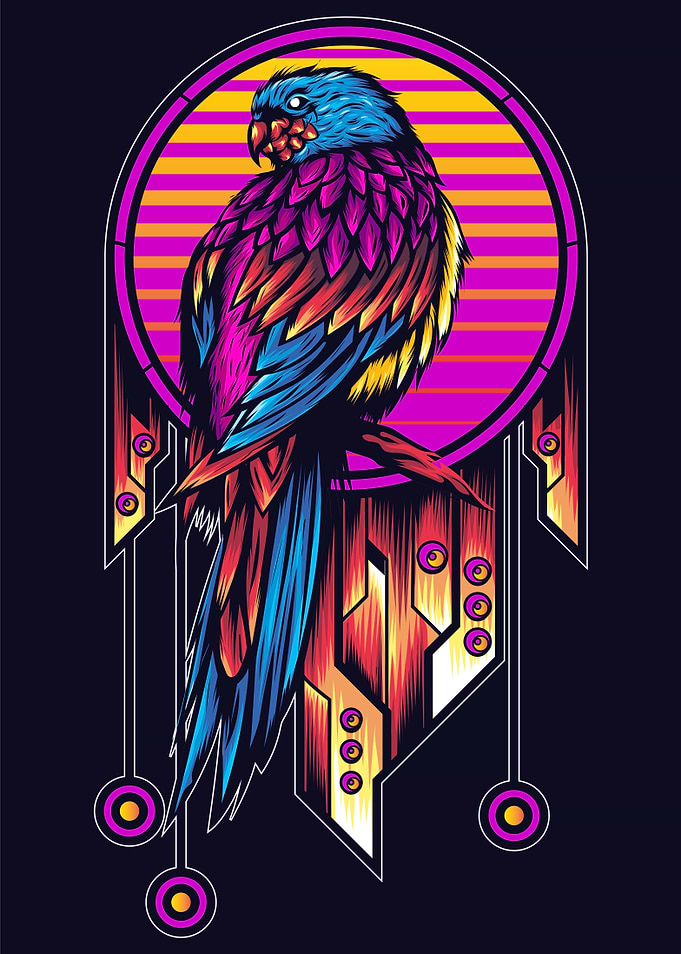 Parrot sacred geometry