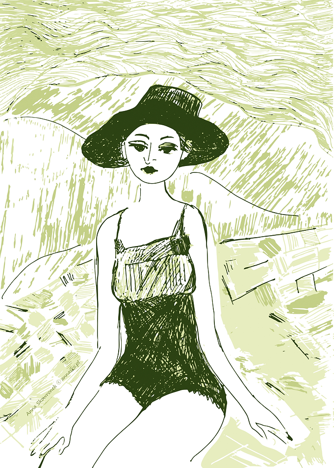 Woman on the beach n3